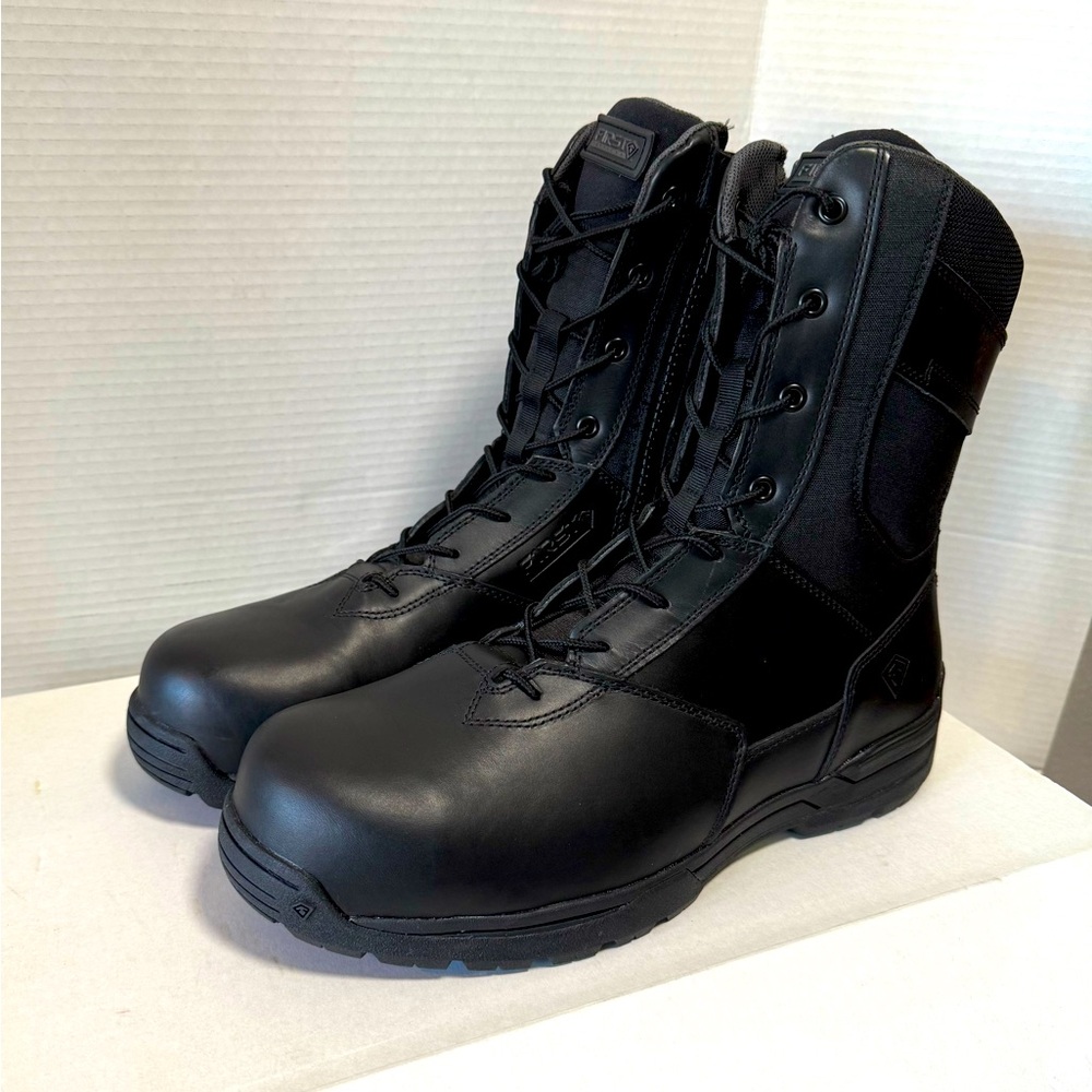 Mens First Tactial zip up boots